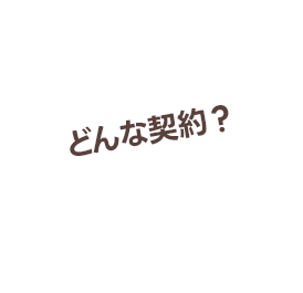 どんな契約？